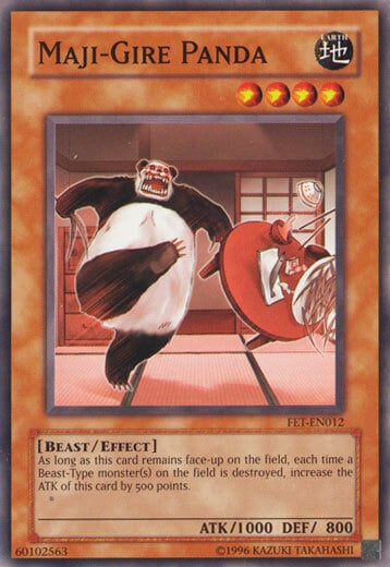 Panda Maji-Gire Card Front