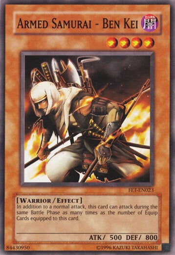 Armed Samurai - Ben Kei Card Front