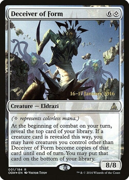 Deceiver of Form Card Front