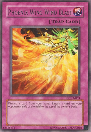 Phoenix Wing Wind Blast Card Front