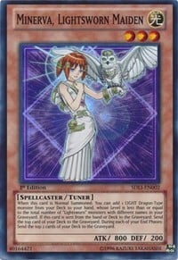 Minerva, Lightsworn Maiden Card Front