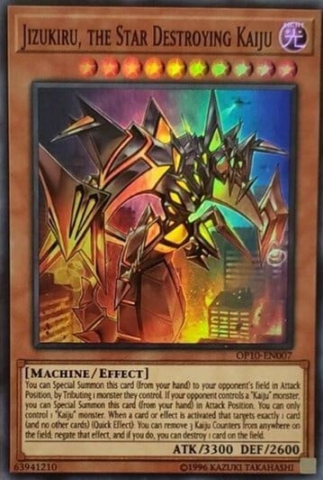 Jizukiru, il Kaiju Distruttore di Stelle Card Front