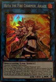 Hiita the Fire Charmer, Ablaze · Super Rare 010