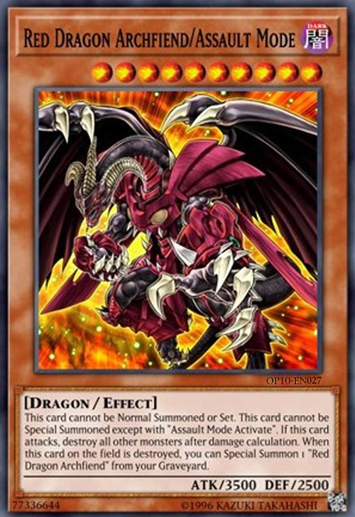 Red Dragon Archfiend/Assault Mode Card Front