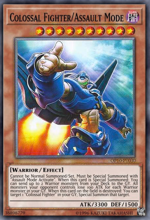 Combattente Colossale/Assalto Card Front