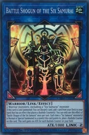 Battle Shogun of the Six Samurai · Super Rare 002