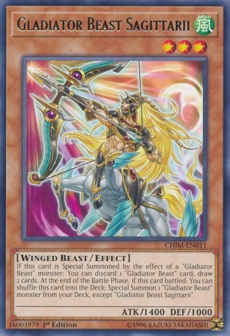 Gladiator Beast Sagittarii Card Front