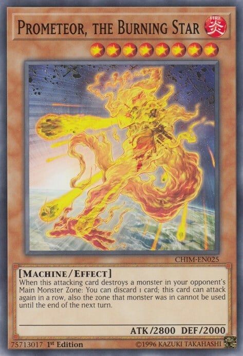 Prometeor, the Burning Star Card Front