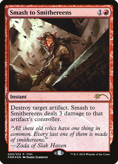 Smash to Smithereens Card Front