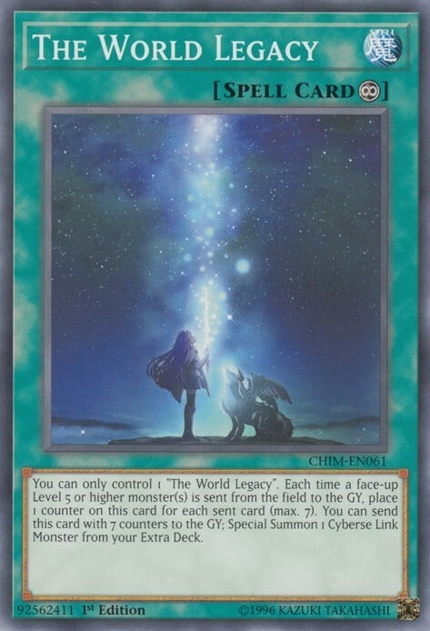 The World Legacy Card Front