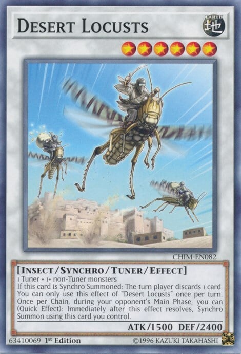 Desert Locusts Card Front