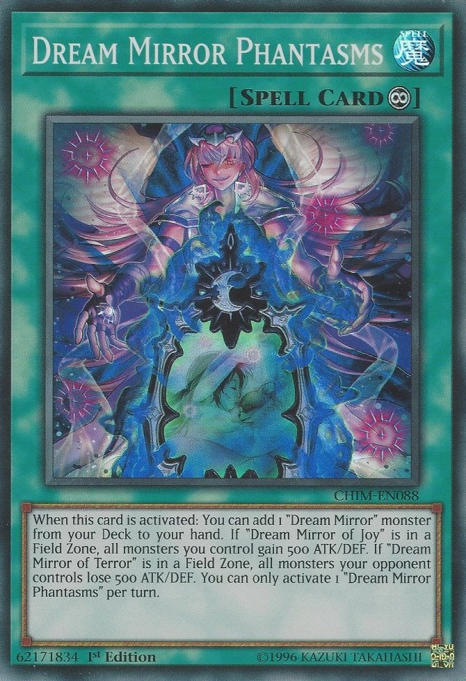 dream mirror cards yugioh Yu-Gi-Oh! - Oneiros, The Erlking - CHIM-EN087 - Super Rare - 1st Edition Mint / near mint condition trading card Dream Mirror Hypnagogia" Reviews and