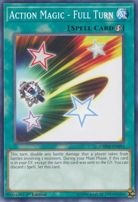 Action Magic - Full Turn Card Front