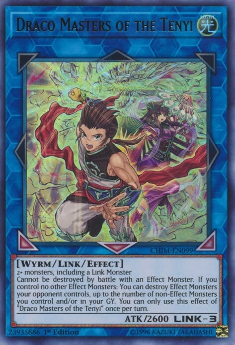 Draco Masters of the Tenyi Card Front