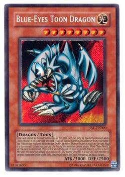 Blue-Eyes Toon Dragon Card Front