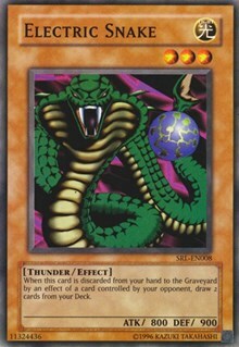 Electric Snake Card Front