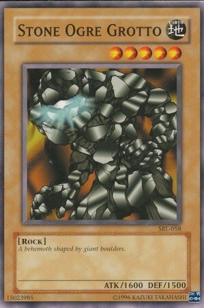 Stone Ogre Grotto Card Front