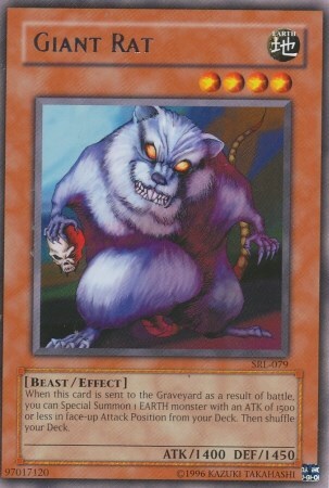 Giant Rat Card Front