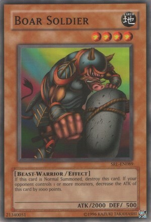 Boar Soldier Card Front