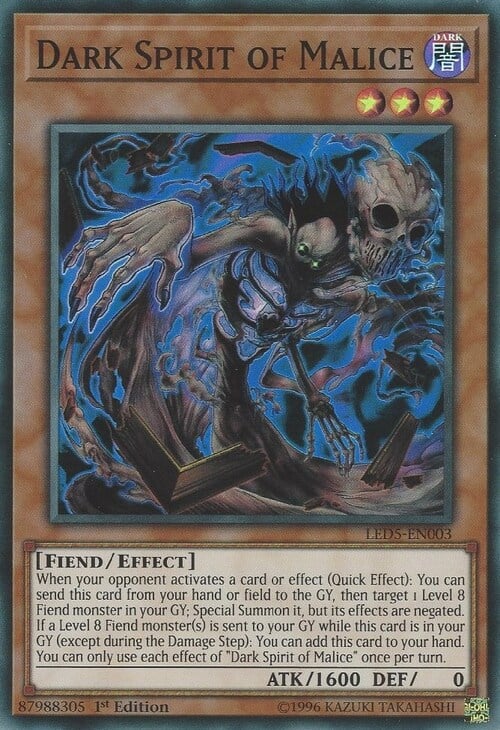 Dark Spirit of Malice Card Front