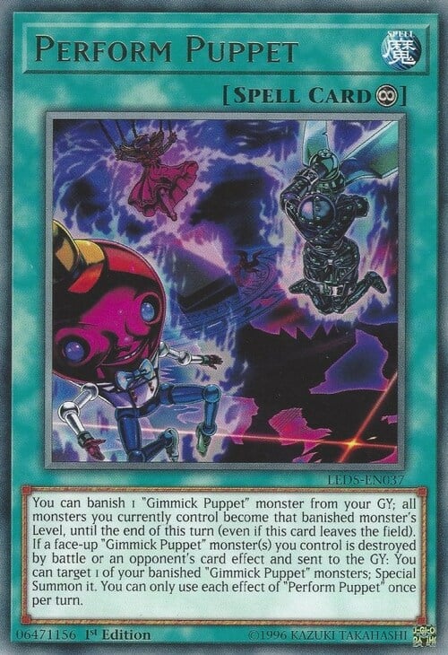 Perform Puppet Card Front