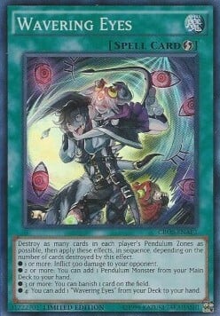 Wavering Eyes Card Front