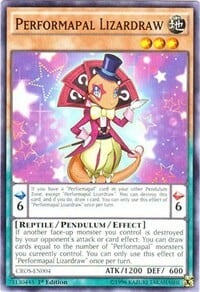 Performapal Lizardraw Card Front