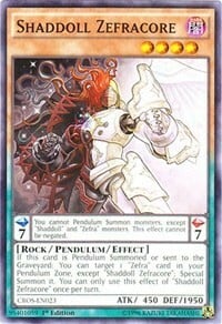 Shaddoll Zefracore Card Front
