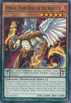 Zefraxa, Flame Beast of the Nekroz Card Front