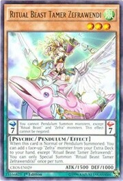 Ritual Beast Tamer Zefrawendi · Rare 029