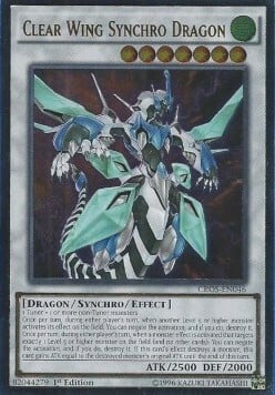 Clear Wing Synchro Dragon Card Front
