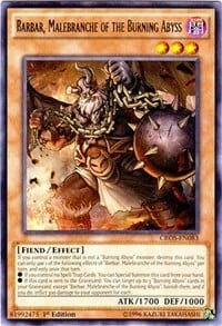 Barbar, Malebranche of the Burning Abyss Card Front