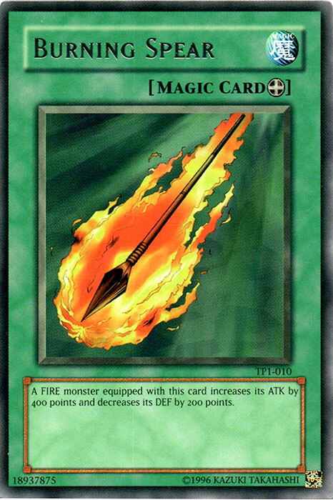 Burning Spear Card Front
