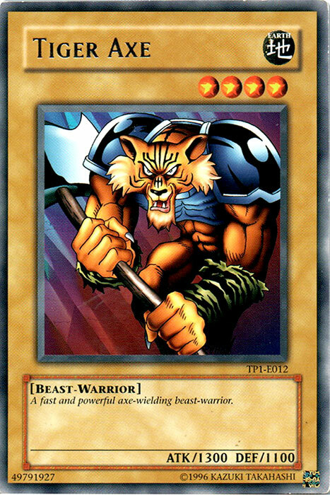 Tiger Axe Card Front
