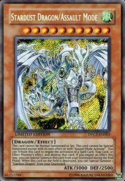 Stardust Dragon/Assault Mode Card Front