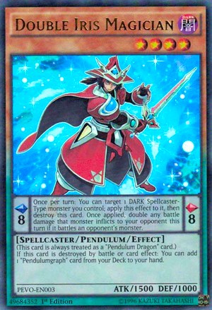 yugioh pendulum magician cards Double Iris Magician