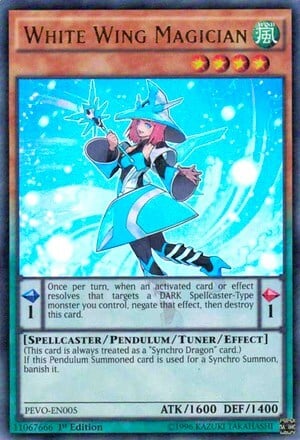White Wing Magician Card Front