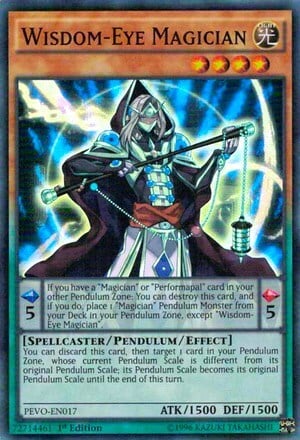 Wisdom-Eye Magician Card Front