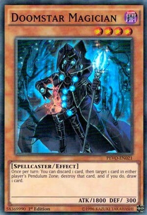 Doomstar Magician Card Front