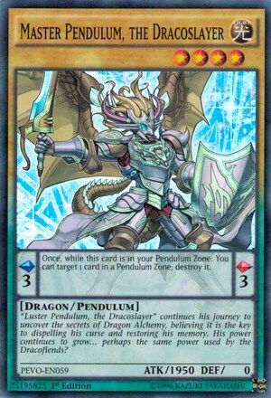 Master Pendulum, the Dracoslayer Card Front
