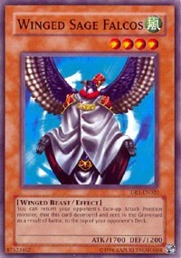 Winged Sage Falcos Card Front