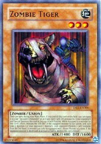 Zombie Tiger Card Front