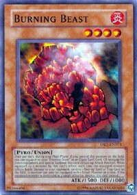 Burning Beast Card Front