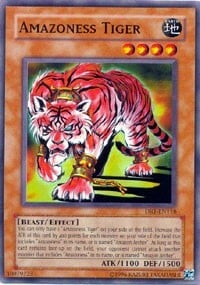 Amazoness Tiger Card Front
