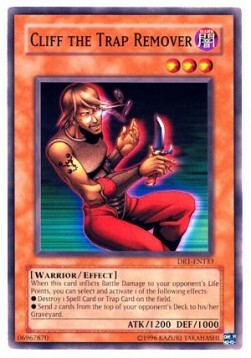 Cliff the Trap Remover Card Front