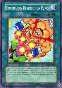 Continuous Destruction Punch Card Front