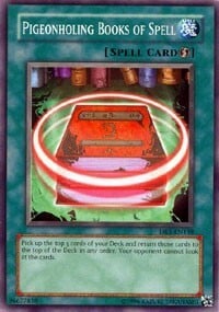 Pigeonholing Books of Spell Card Front