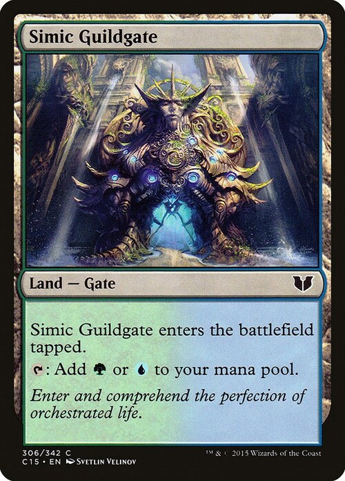 Simic Guildgate Card Front