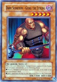 Dark Scorpion - Gorg the Strong Card Front