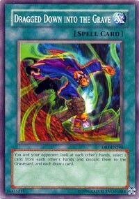 Dragged Down into the Grave Card Front
